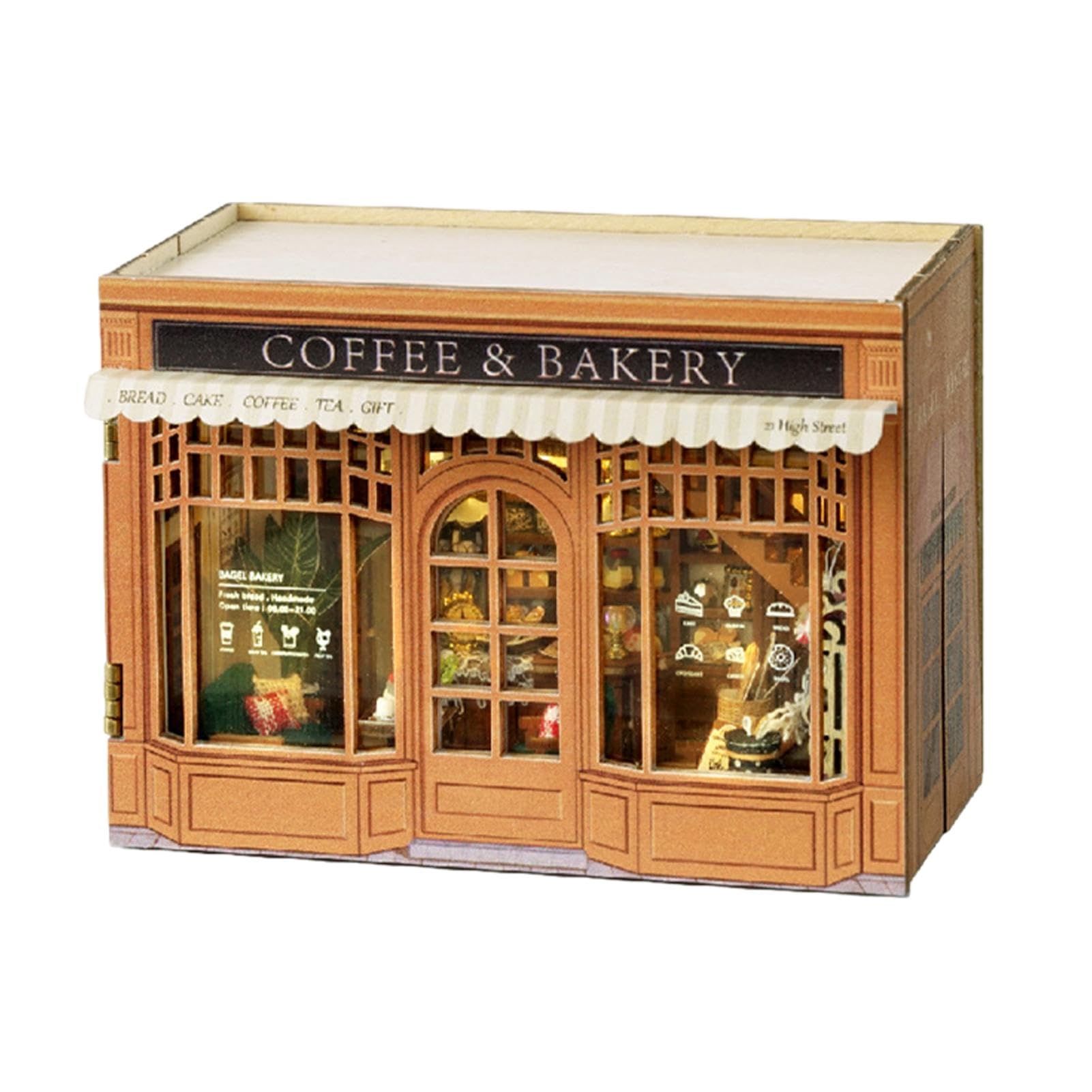 Timpano Vittoriano In Legno Per Casa Delle Bambole &ndash; Scala 1:24 &ndash; Dettaglio Raffinato Made In USA