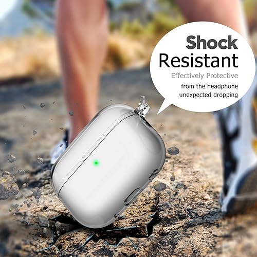 Miniatura 7 de Funda transparente para Airpods Pro de 2 generación (USB-C 202320222019), bonita funda transparente para Airpods Pro 2, accesorios de funda de