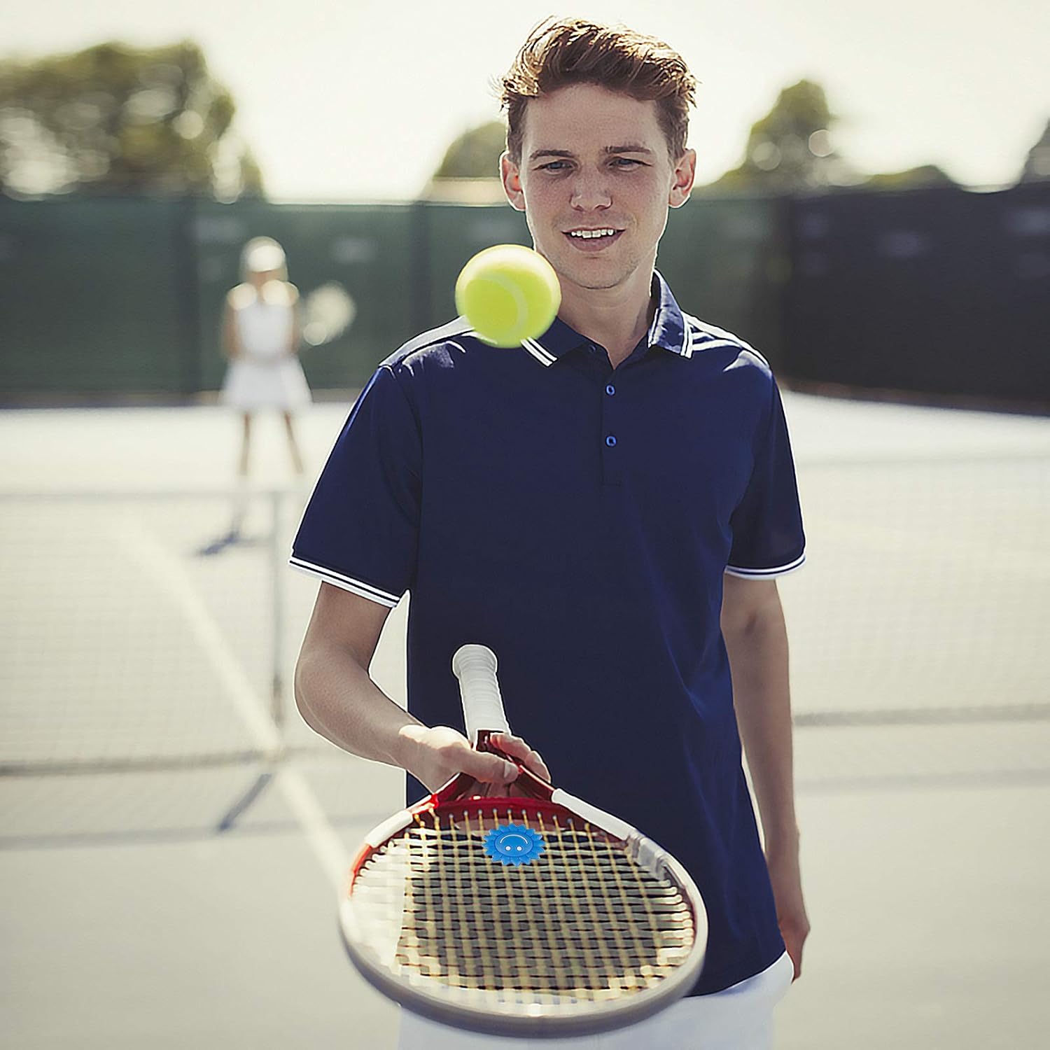 SUSSURRO 25 Pcs Tennis Racket Vibration Dampener Soft Silicon Racket Dampener Cartoon Shape Tennis Racquet Shock Absorbers Tennis Racket for Racquetball : Sports & Outdoors