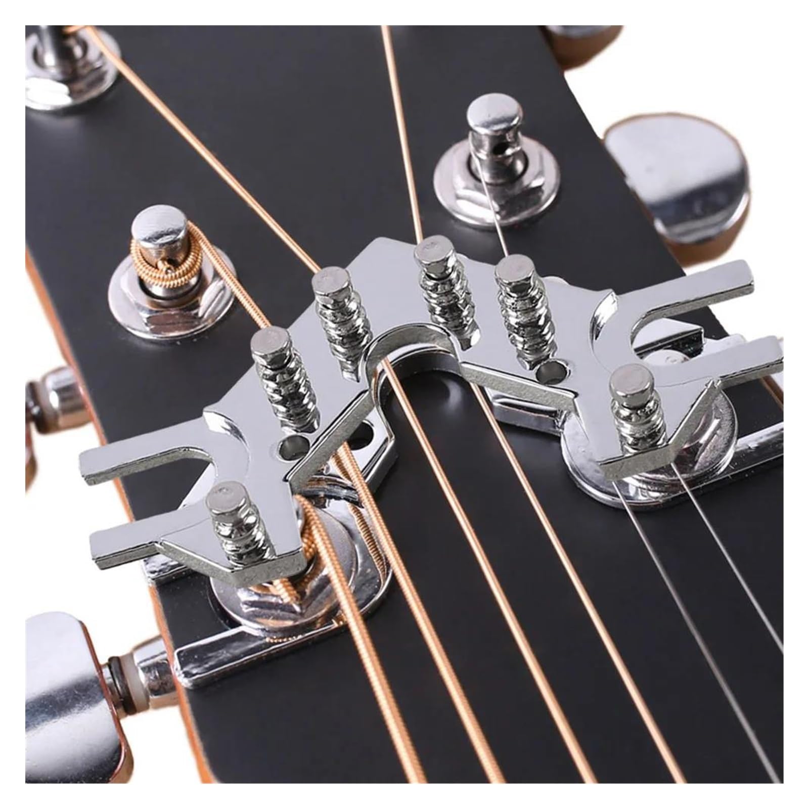 strumenti per la riparazione di chitarre Lo Strumento Di Installazione Delle Corde Da 1 Pezzo Risolve I Problemi Di Ottimizzazione In 3 + 3 Accessori Per Chitarra Elettrica Nera/oro/argento Con Palett