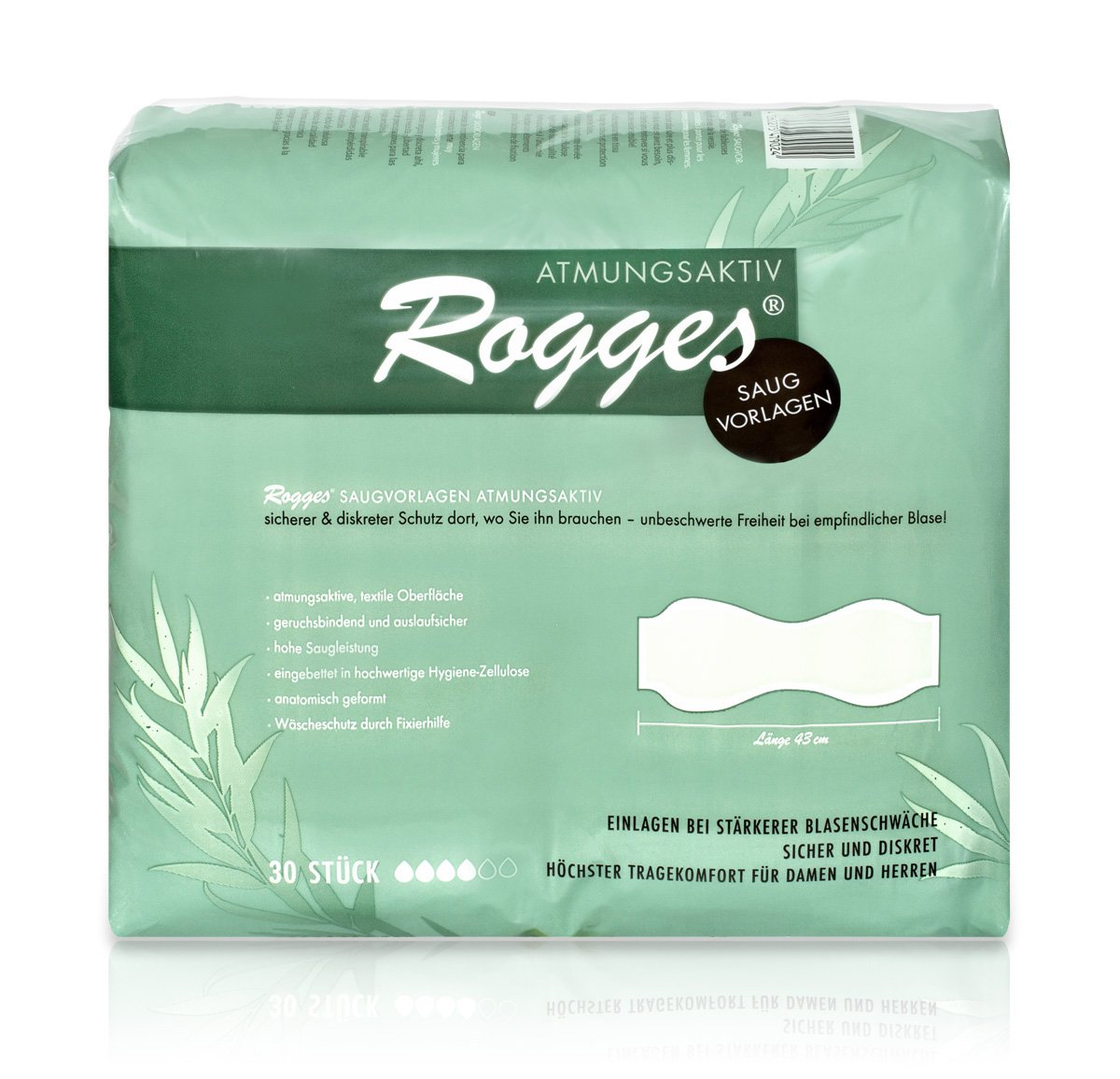 Saugvorlagen 96 Stück (8x12 Stück) - Hohe Saugfähigkeit, anatomisch geformt, doppeltes Saugkissen - für schwere Blasenschwäche Frauen & Männer, geruchsbindend & hypoallergen