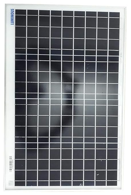 Luminous Solar Panel 40 Watt 12 Volt Poly Crystalline, Blue (40W)