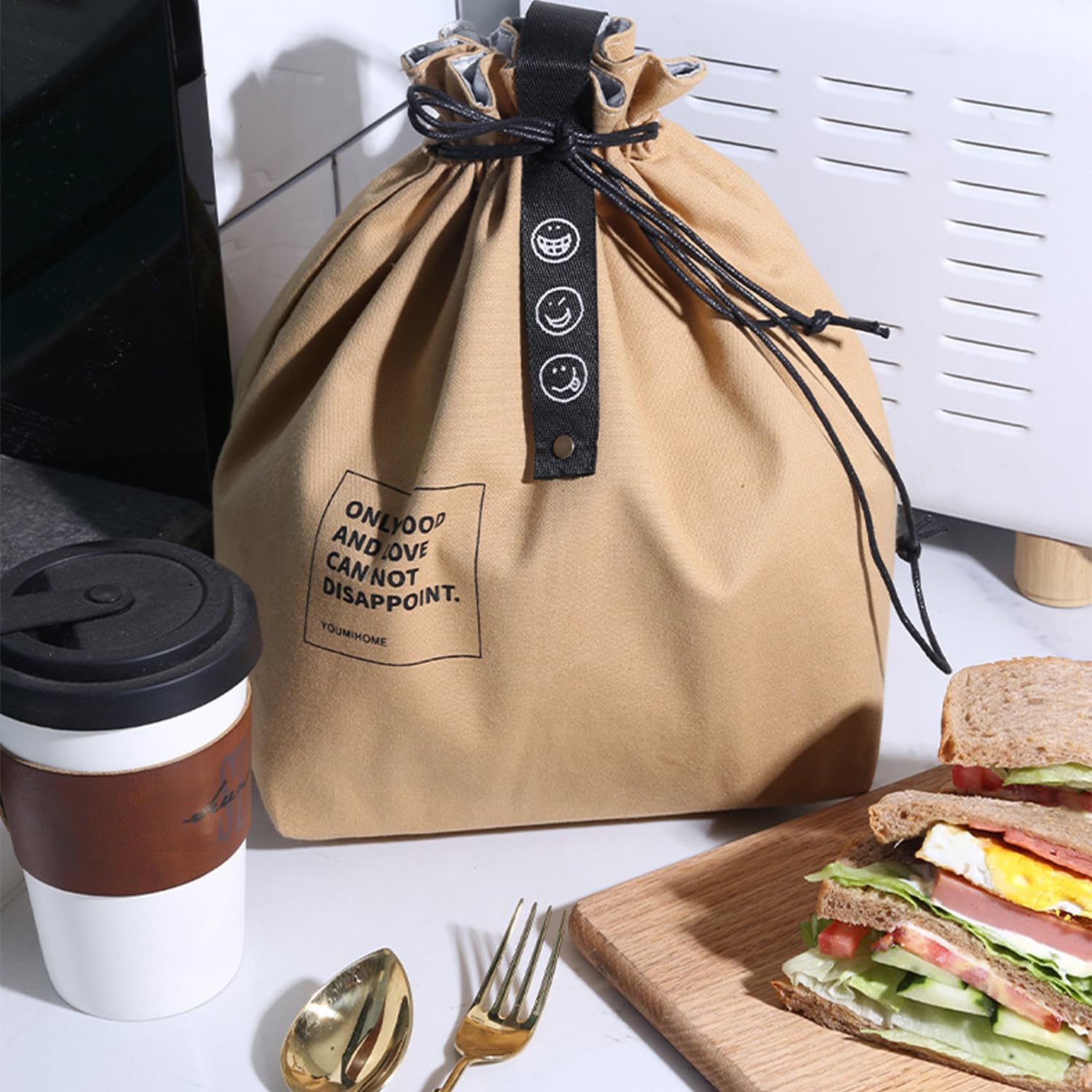Izolowana termiczna torba piknikowa, torba na lunch 8 l, na żywność i napoje, przenośna lodówka na kemping, do użytku na zewnątrz, idealna do transportu żywności