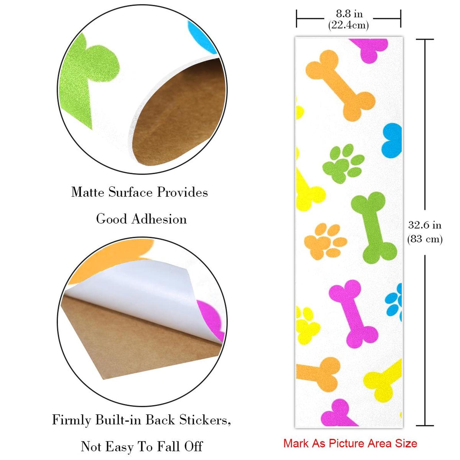 Lot de 2 feuilles de papier abrasif pour planche de skateboard Motif os