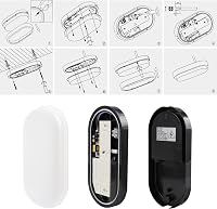 da LIGHT LED Mennyezeti Lámpa 12W 1020 Lumen Vízálló IP54 Fürdőszoba Nappali Pince 4000K Semleges Fehér 2db 5