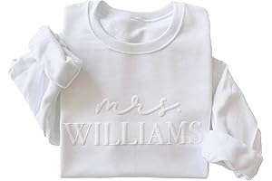 Personalized 'Mrs.' Sweatshirt: The Perfect Comfort for Brides