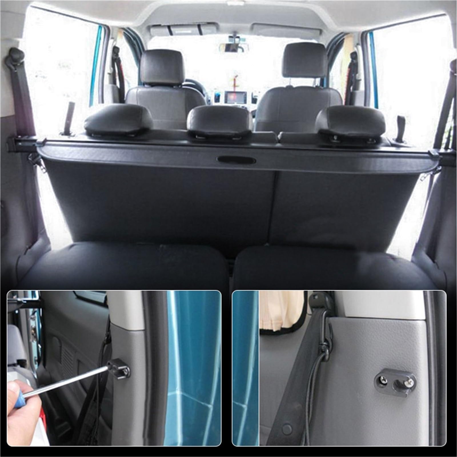 Einziehbare Kofferraum-Frachtabdeckung Für Dodge Für Journey 7-Sitzer, Paketträger, Wasserdichter Schild, Privatsphäre Gepäckraumabdeckung