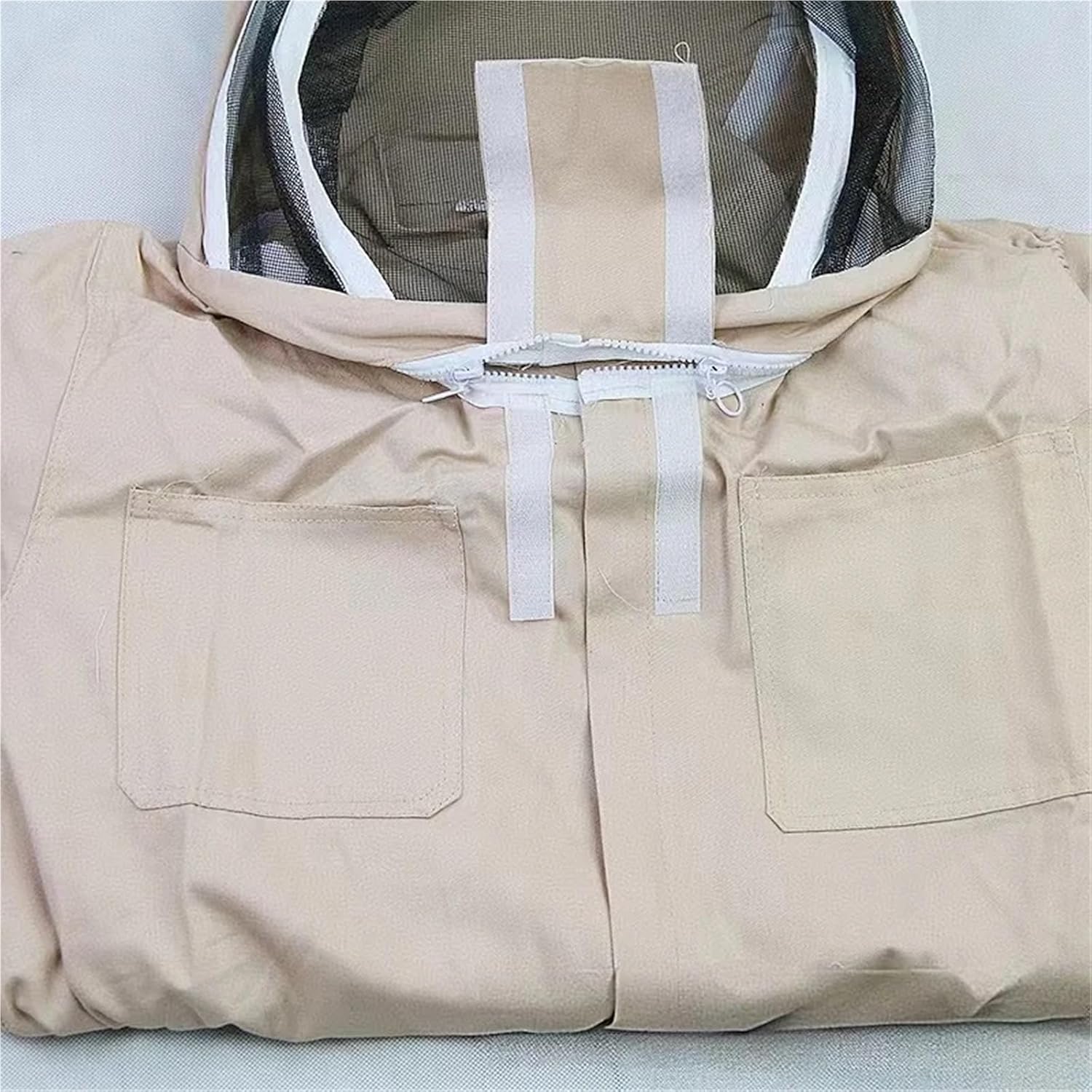 Beekeeping, Beekeeping Suit Including Gloves, Protective Clothing, Unisex Professional, Beekeeper Equipment Coverall for Bee Safety,for Beekeepers(Apricot_XL)