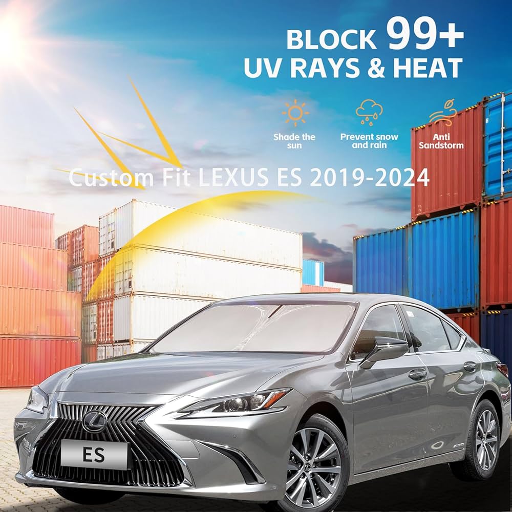 レクサス ES フィルム風サンシェード 5 レクサス ES フィルム風サンシェード 5 レクサス ES フィルム風