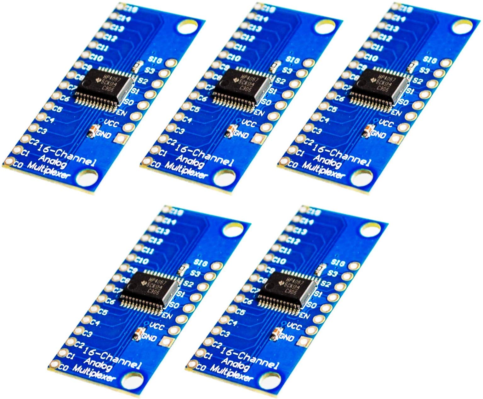 5pcs CD74HC4067 16-Channel Analog Digital Multiplexer Breakout Board Module