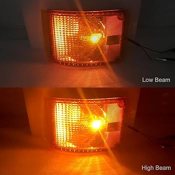 Amazon.com: NIUPARTS Headlight Lamp LED with Bezel Chrome