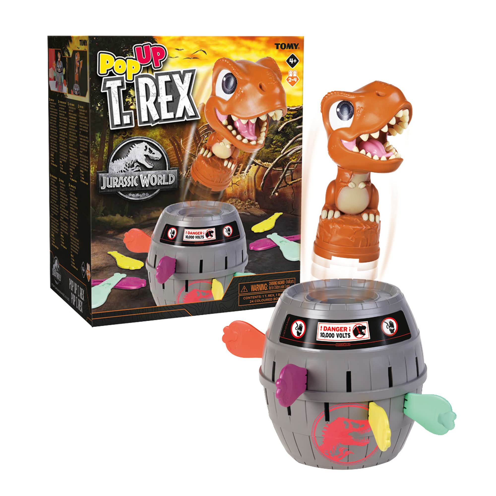Buy TOMY Pop Up Trex Classic Children's Action Game, Family & Preschool