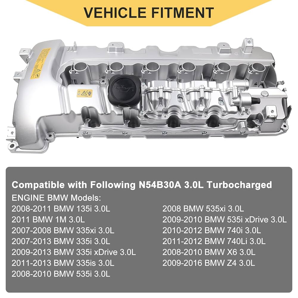 ECS Tuning N54 アルミヘッドカバー ECS Tuning N54 アルミヘッドカバー ECS Tuning N54 アルミ
