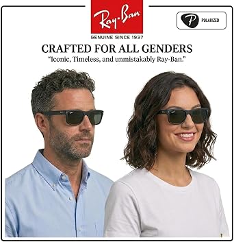 Ray-Ban RB4428 Square Shape Sunglasses with Official RAYBAN Eyewear Kit