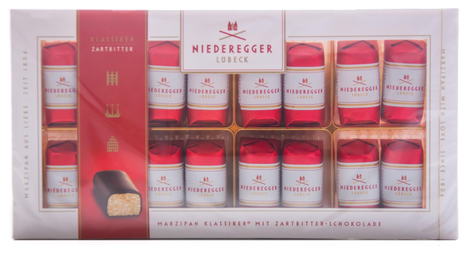 Niederegger | Klasyczne ciemne czekoladowe mini bochenki 200 g