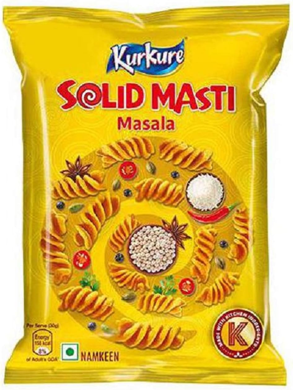 Solid Masti, 90 grams (3.17 oz) - Vegetarian - India - snacks namkeen