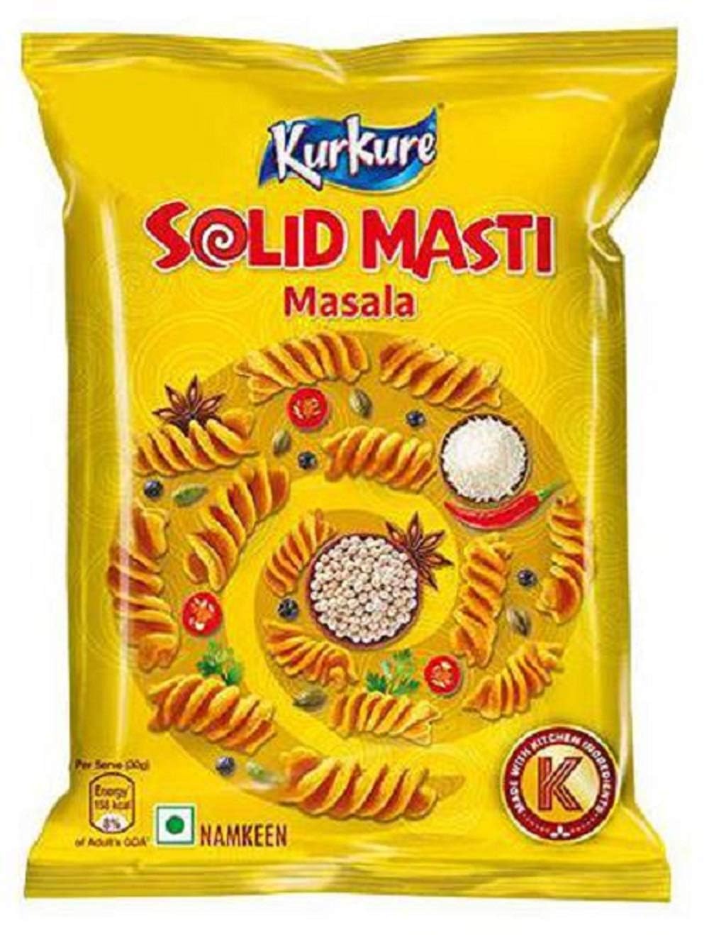 Solid Masti, 90 grams (3.17 oz) - Vegetarian - India - snacks namkeen