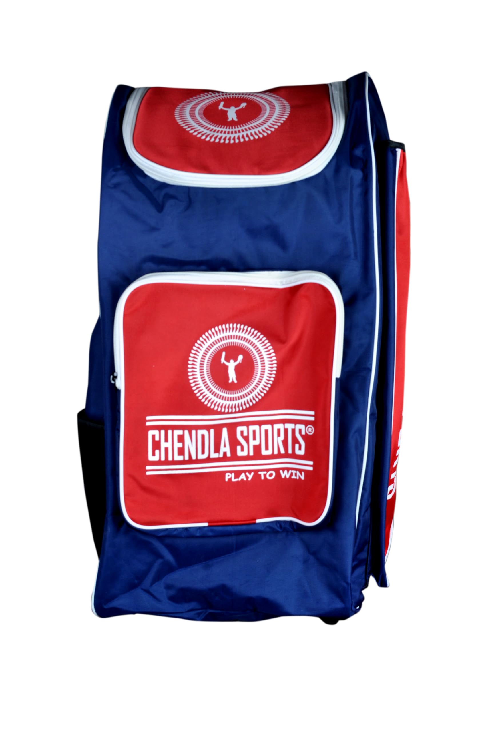 Academy Cricket Kit Bag | Multi-Purpose Cricket Backpack with Spacious Compartments | Lightweight Durable Training, Match & Travel Sports Bag | Navy Red-image-28