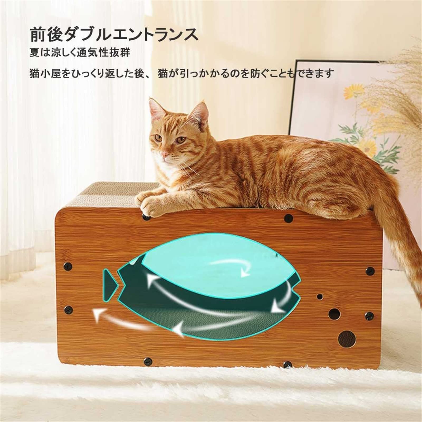 Amazon | 猫 爪研ぎハウス，猫 爪研ぎ 段ボール，爪とぎ，ダンボール