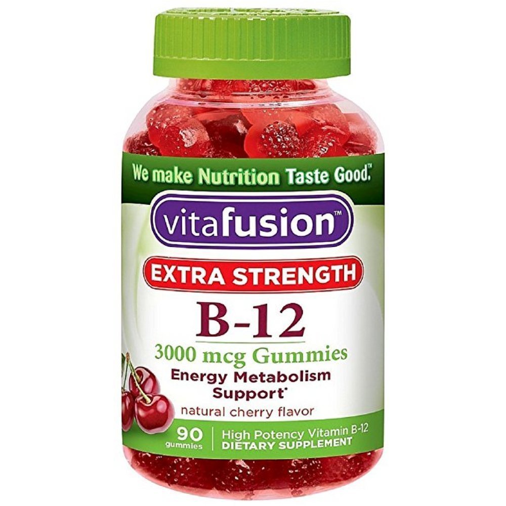 Vitafusion Ex Strength B- Size 90ct Vitafusion Ex Strength B-12 Gummies 90ct