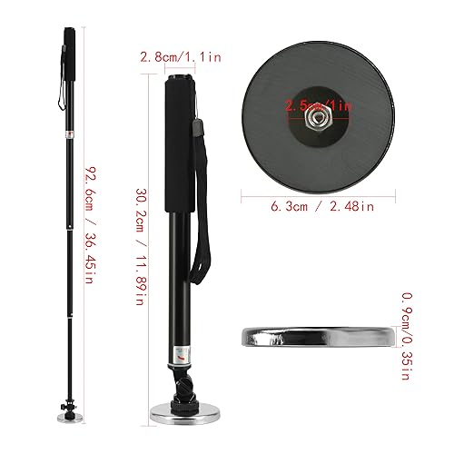 Miniatura 2 de Selector telescópico. Extensible: 7.48"-39.5", imán de área grande, adecuado para levantar piezas metálicas como pernos, tuercas y tornillos. Un