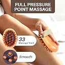 Natural Wooden Full Body Massager & Relaxation Tool | De Stress, Soothes Muscle Stiffness & Improves Blood Circulation Powering Hair Growth | Acupressure for Head, Neck & Back gallery image