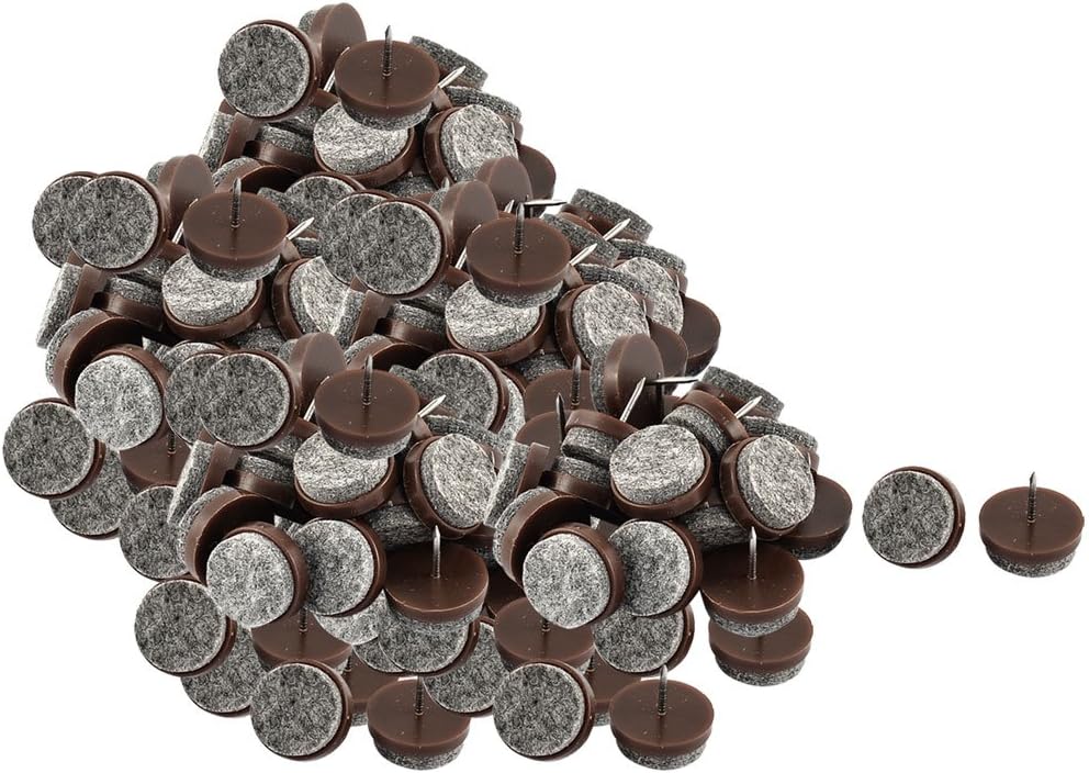 Felt Nail-on Furniture Chair Table Leg Protector Feet Pads 22mm Dia 200pcs (id: a8c 00f 9f4 77b 8b8