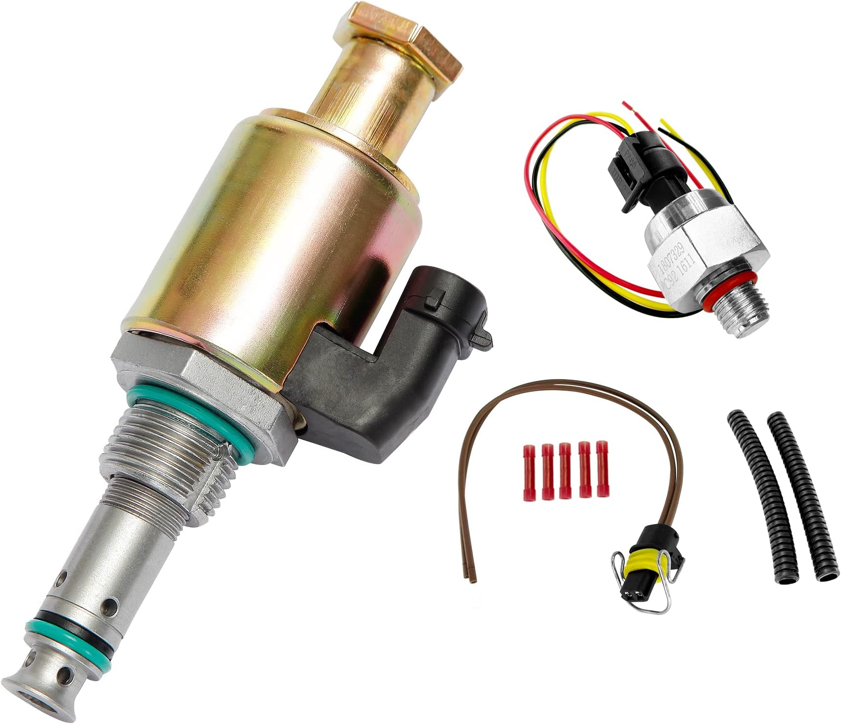 7.3 powerstroke IPR Valve with ICP Control Sensor and Pigtail | Replacement for 1995-2003 Ford F250 F350 F450 F550 Super Duty E350 E450 E550 Econoline Excursion | Replaces# F81Z9C968AB, F6TZ9F838A