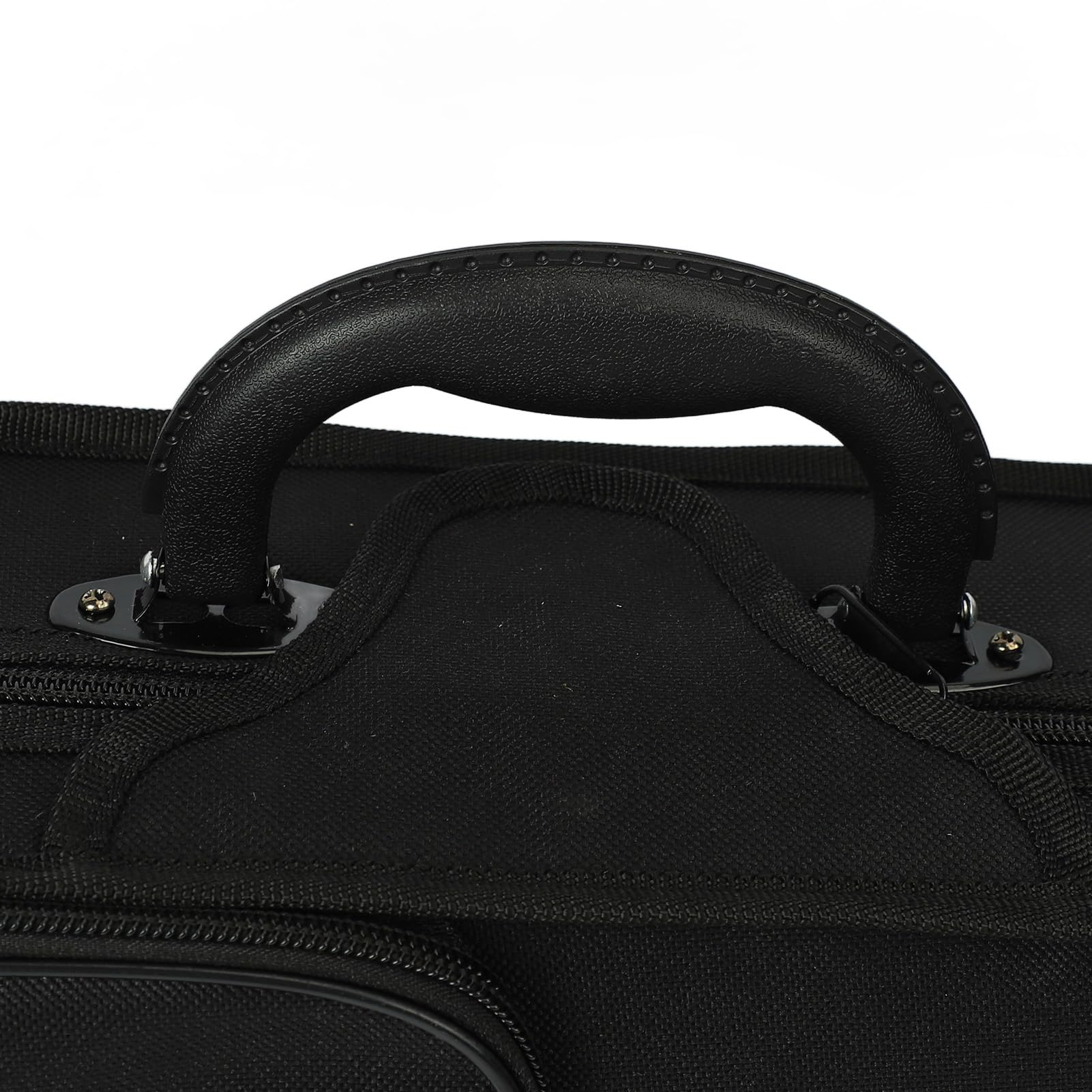 Ukulele Tasche, 4/4-Geigenkoffer-Rucksack, 4/4-Geigenkoffer Professioneller Verstellbarer Riemen für Spieler (Rotes Futter) Geigenkoffer 4/4