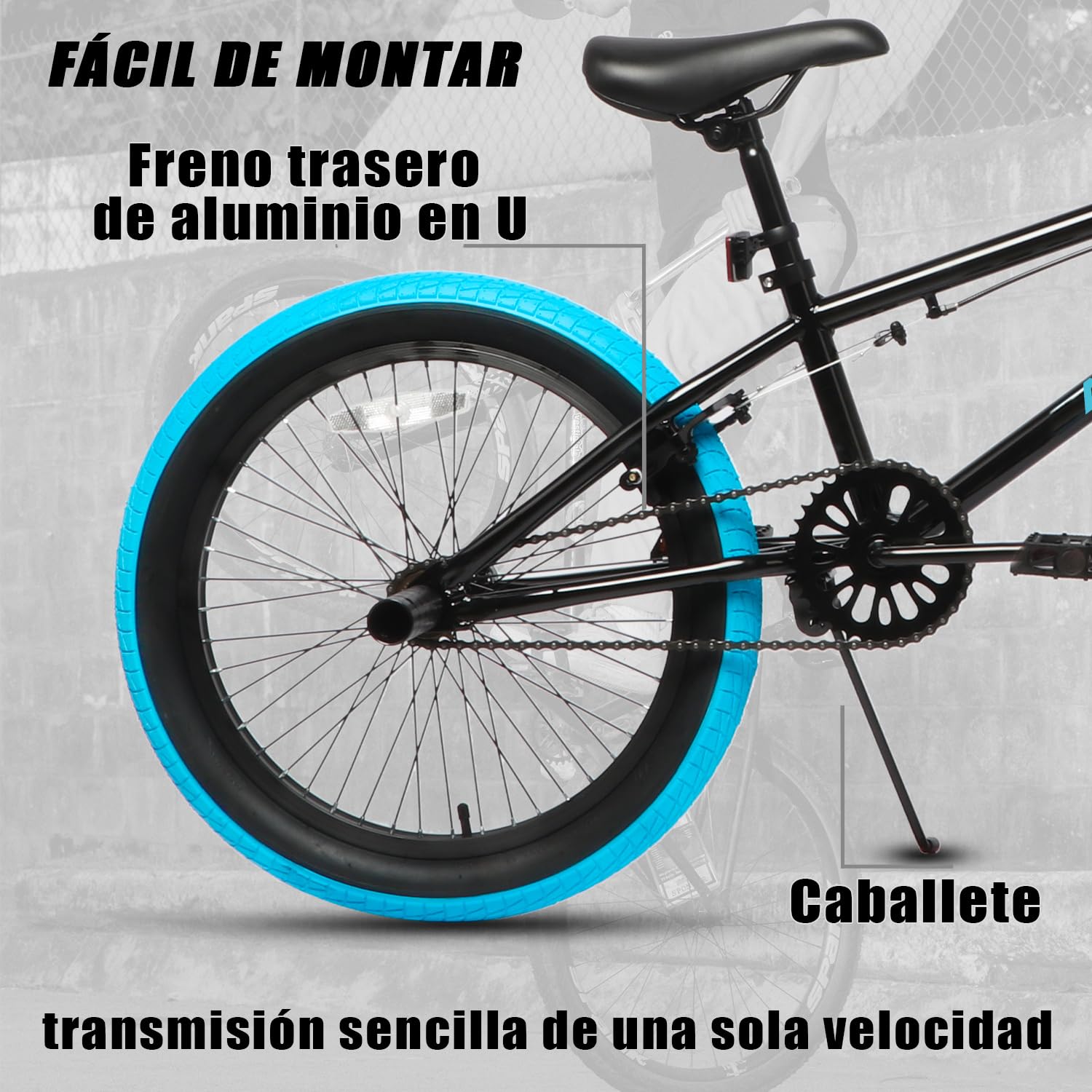 AVASTA Freestyle BMX Bike Kids Bicicleta para niños a Partir de 5 años y Nivel Principiante