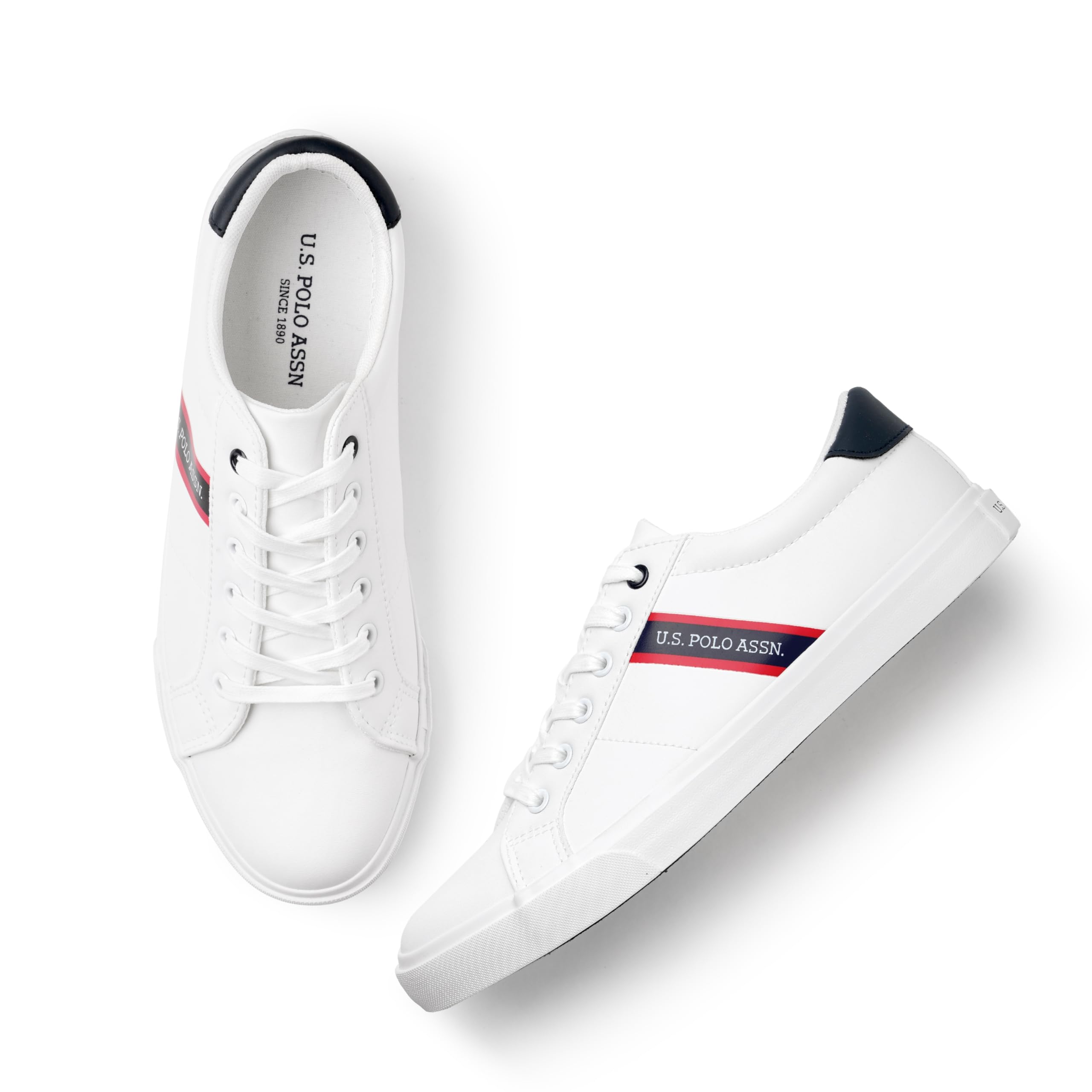 U.S. POLO ASSN. Gaiman 3.O Mens Off White Sneakers-(UK/7) (US/8) (2FD23582A01) (B0CKBB7SD1) Amazon Price History, Amazon Price Tracker