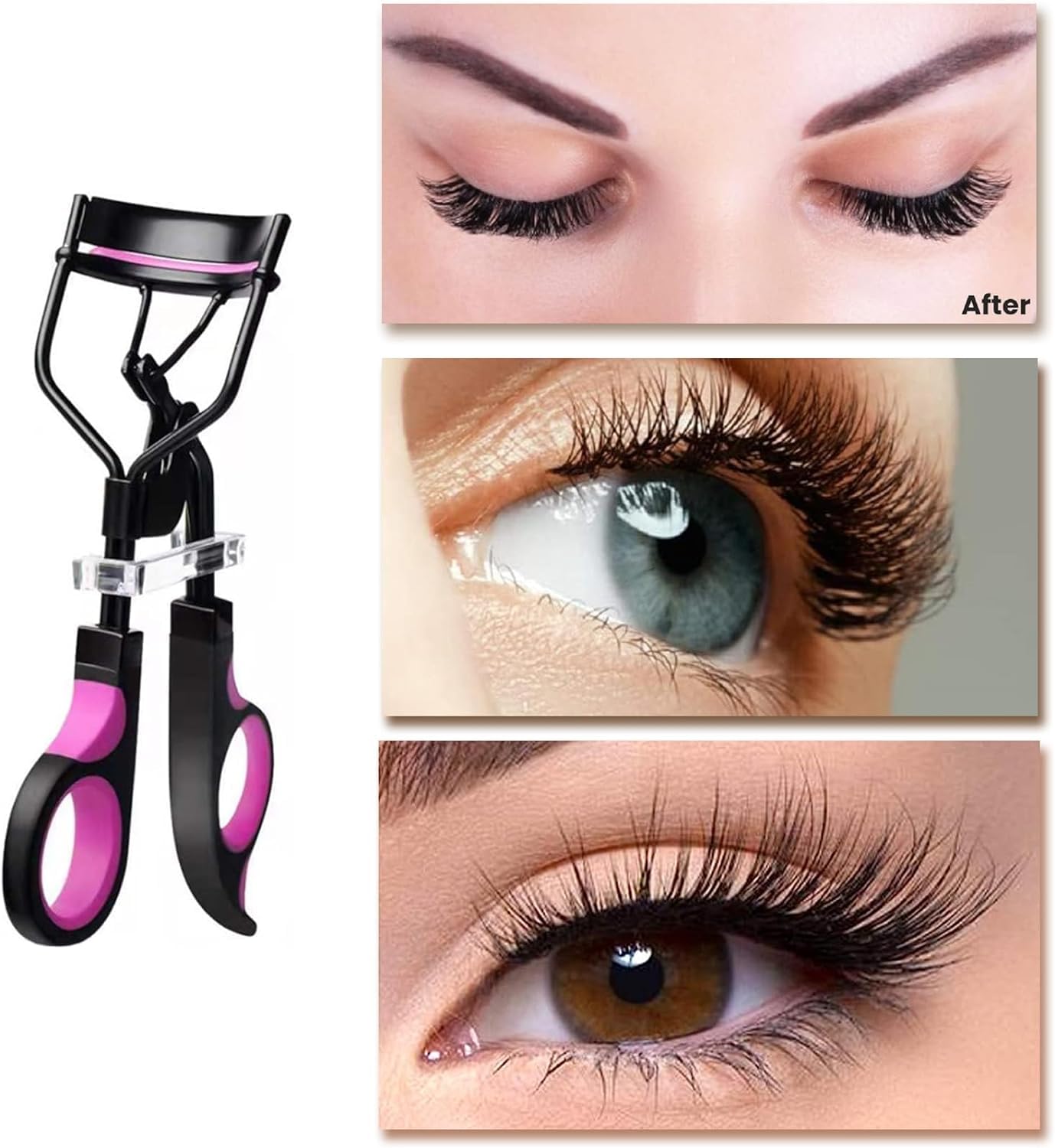 LDATY Eyelash Curler with Extra Replacement Refill Pads,Classic Lash Curler Kit,Pro Eyelash Curler,No Pinching or Pulling Curled Eyelashes & Lash Line in Seconds,Longer Curler Eyelashes Makeup Tool - Image 3