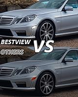 Vista 8 de Bestview luces LED de marcador lateral compatibles con Mercedes-Benz Clase C W204 LCI (C250, C300, C350) 2012-2014, lente ahumada, luz blanca