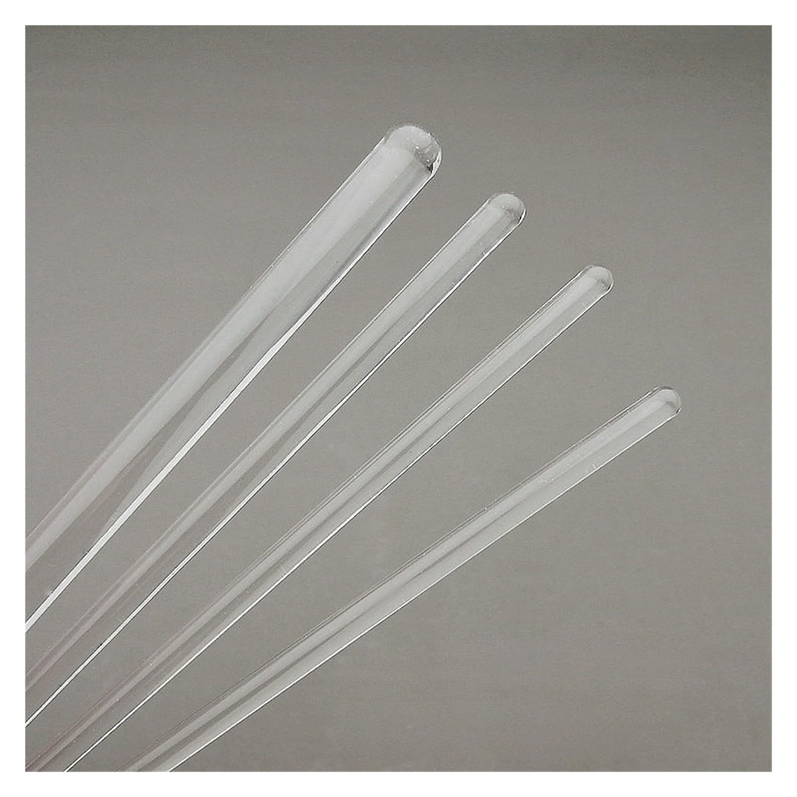 MENGKE 6 uds/12 Uds DIA 4mm a 12mm barra de desviación de vidrio de borosilicato transparente, varilla agitadora de vidrio de vaso de laboratorio(10x400mm 6pcs)