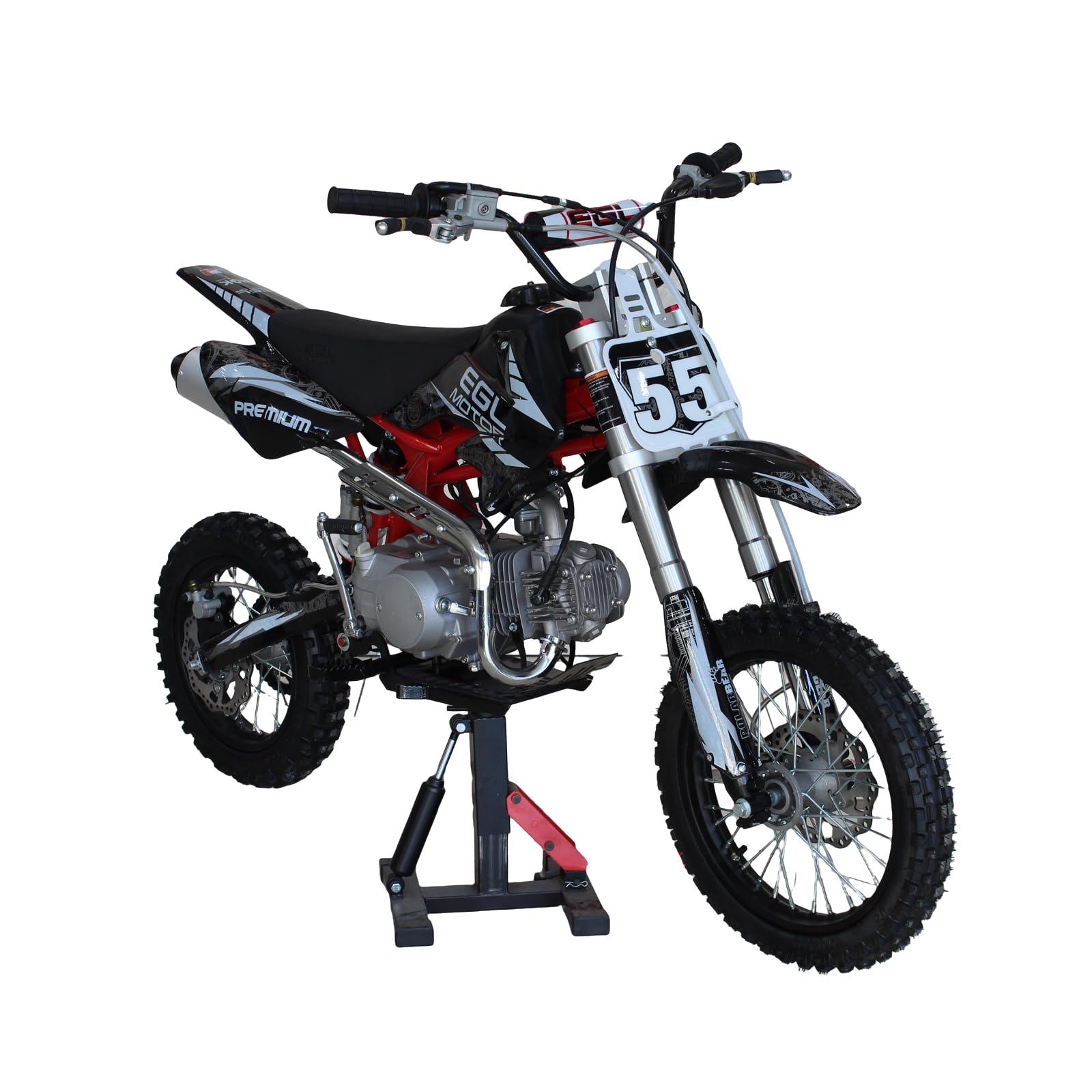 ACE POWER 125CC Dirt Bike (A9 Premium) 4-Stroke Kick Start Manual 4-Speed, 4.5L Fuel Tank, 14