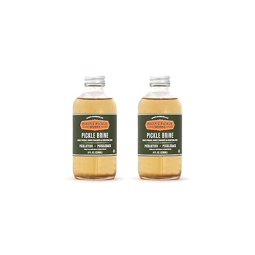 Salmuera de pepinillo (paquete de 2) - Jugo de pepinillo picante 8oz