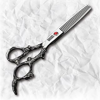 Professional Hair Scissors Hairdressing Cutting+Thinning Scissors Salon Hair Styling Tools (Thinning Scissors)
