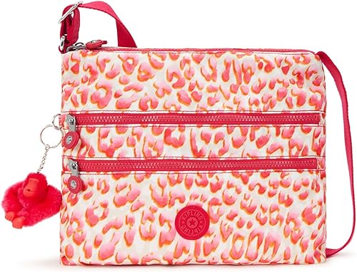 Vista 34 de Kipling Alvar - Bolso cruzado con estampado mediano índigo (Indigo/Bloom)