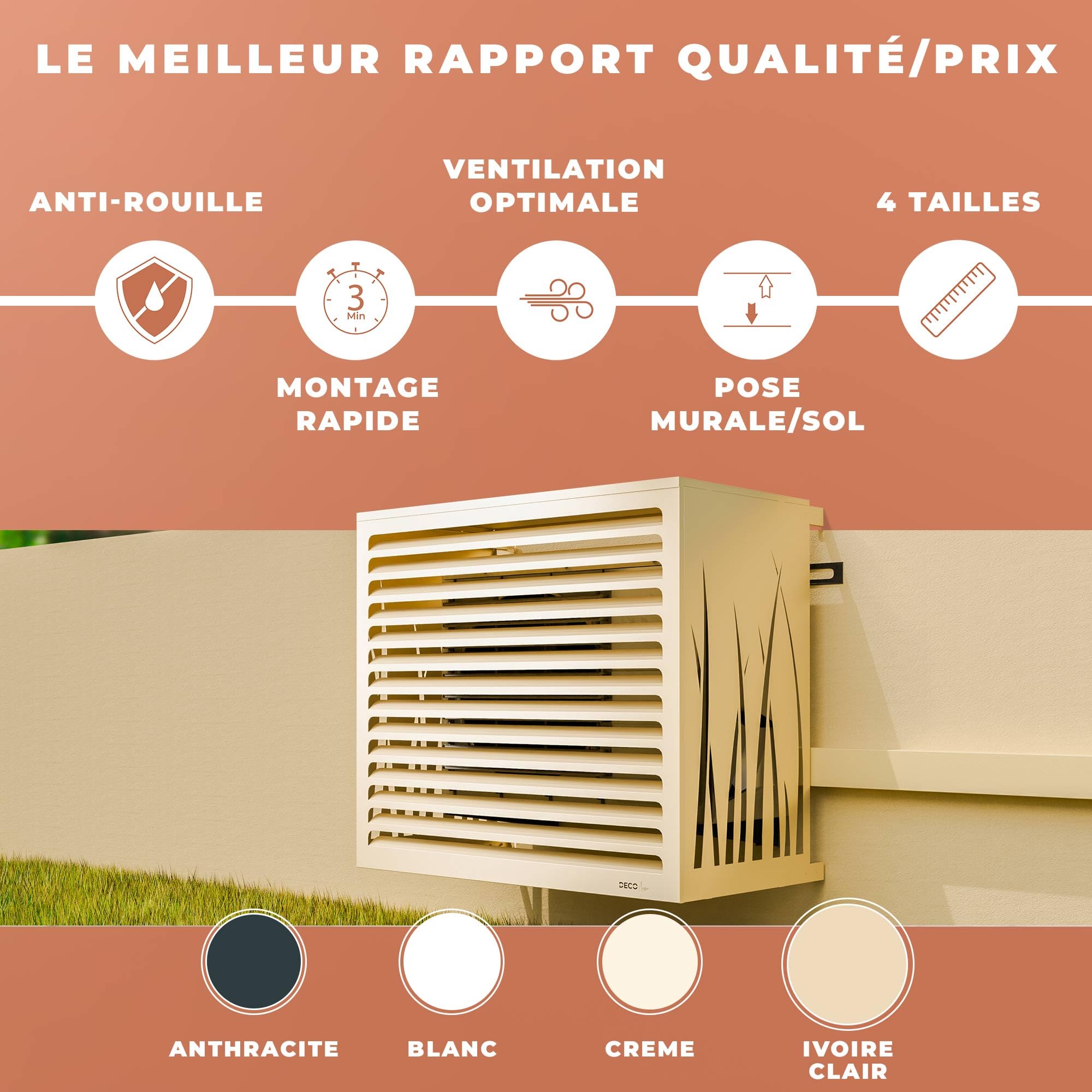 [DECOAIRCO-M1015] DECOAIRCO Simple - Herbe (M, 1015 Ivoire clair)
