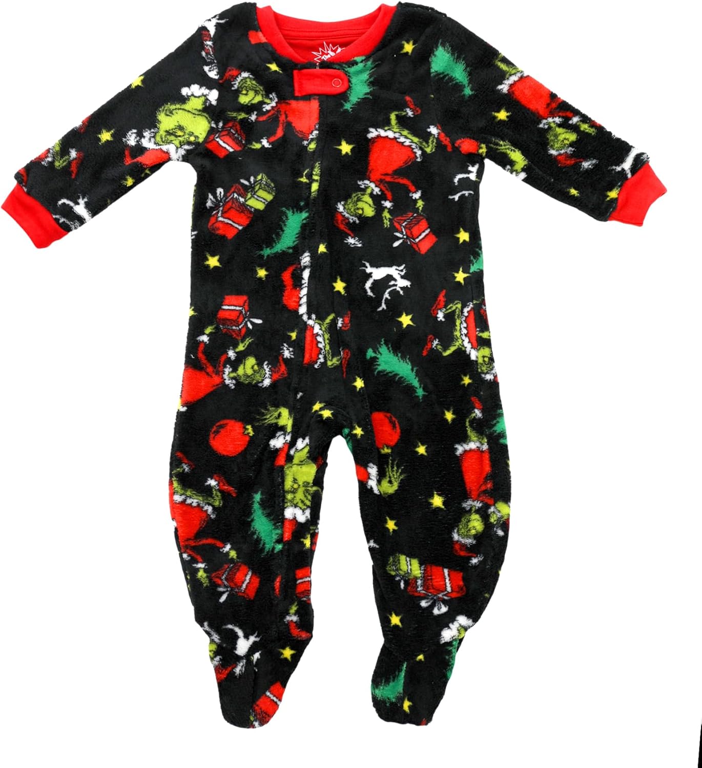 Dr. Seuss Grinch Pajamas - Family Christmas Pajamas Set, Matching Grinch PJs Top & Pant Loungewear Set for Men, Women & Kids - Image 2
