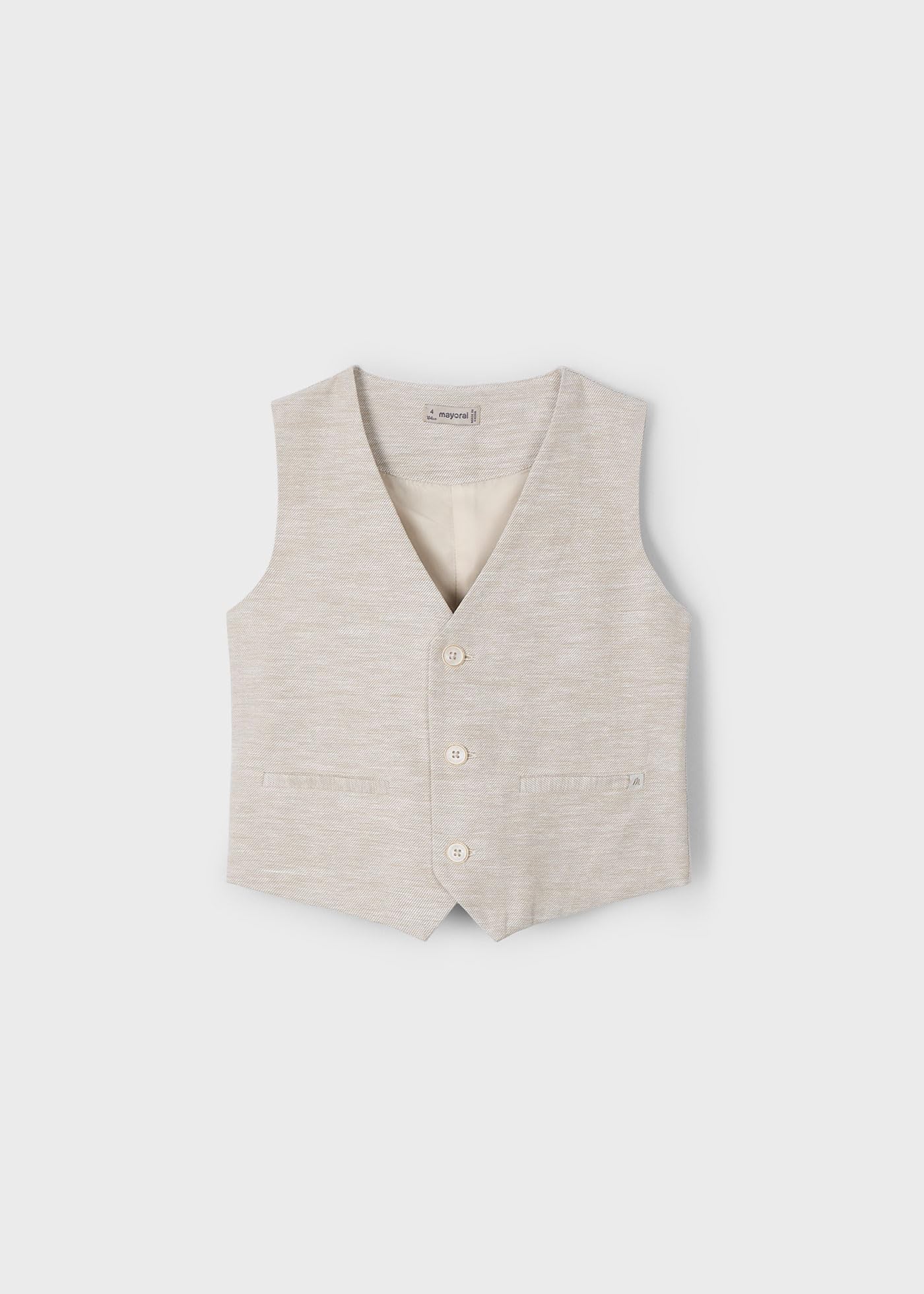 Mayoral Chaleco Lino Suiting para niño