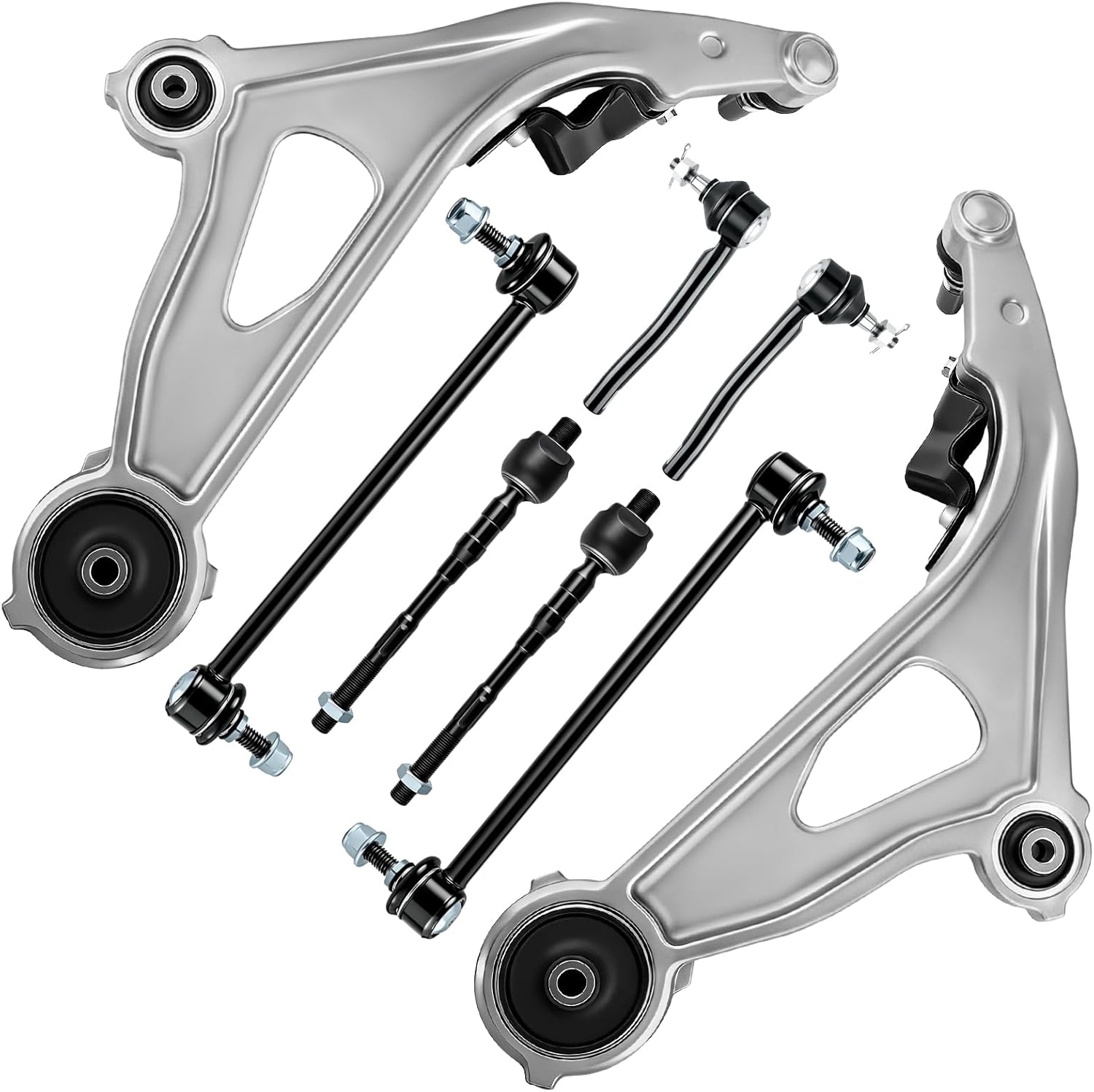 AUTOKAY Front Lower Control Arm Kit Fits for Ni-ssan Pathfinder 2013-2019 for In-finiti QX60 2014-2019 JX35 2013 w/Ball Joint RE# K623064 K623063 K750282 K750283 ES801265 ES801266 EV801209 MS301217