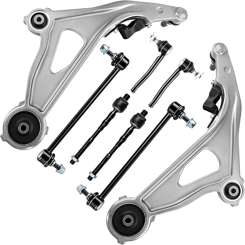 Kit de braços de controle inferiores dianteiros AUTOKAY com juntas esféricas para Nissan Pathfinder, Infiniti QX60 e JX35 – 8 peças