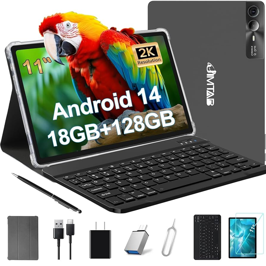 Amazon.com : JIMTAB 2K Vivid Tablet, Smooth HD 4K Video 11
