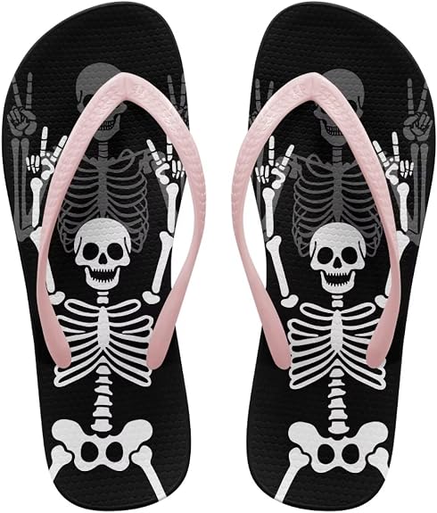 Flip Flops For Women Slip Sole Comfortable Beach Thong Sandals Shower Shoes