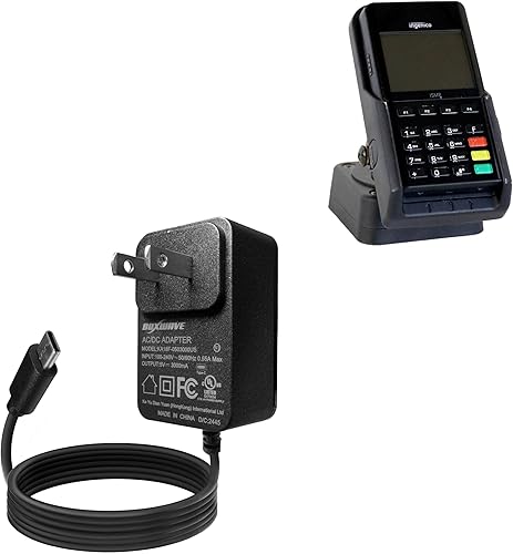 BoxWave Cargador Compatible con Ingenico iSMP4 - Cargador de Pared Directo (5W), Cargador de Enchufe de Pared para Ingenico iSMP4, Ingenico iSMP4,