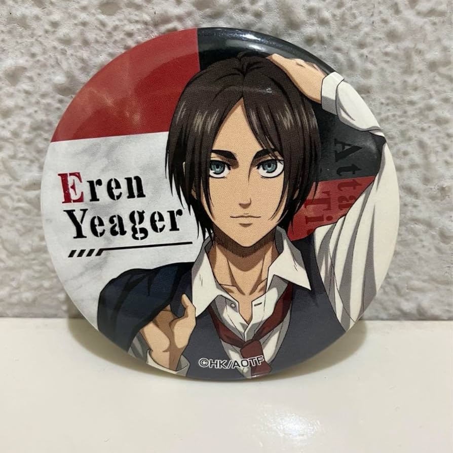 Amazon.co.jp: 進撃 エレン・イェーガー 描き下ろし 缶バッジ