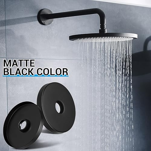 Miniatura 4 de LEIFIDE Brida de brazo de ducha extra grande de 4 diámetros exteriores, reemplazo universal, brazo de ducha moderno, placa de escudo grande,