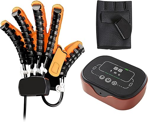Guantes de robot de rehabilitación, ejercitador de dedos para recuperación de trazo de mano hemiplejia, equipo de guantes de entrenamiento de dedos,