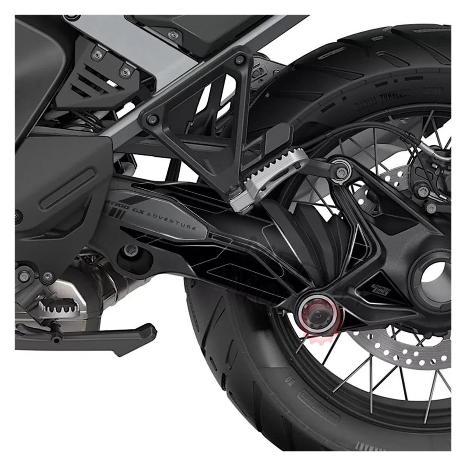 Adesivo Accessori Moto Adesivi Epossidici 3D Kit Di Protezione Forcellone | Per R1300GS Avventura 2024 2025(ROSSO)